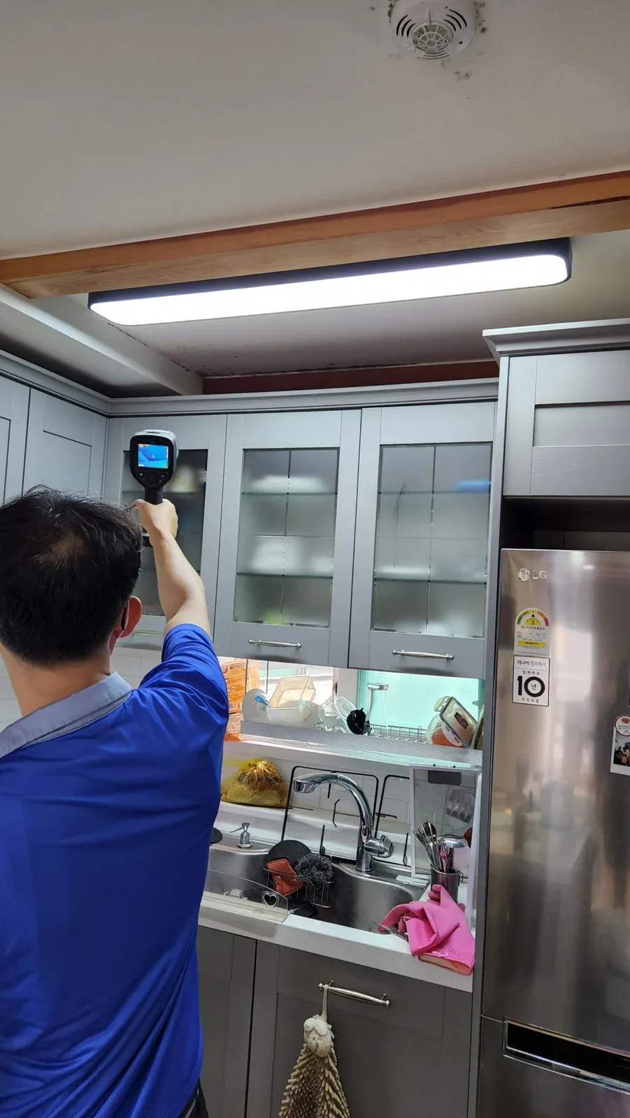 주방 천장 열화상 점검